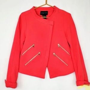 Etcetera Pink/ Gold Zip Up Jacket Size Small